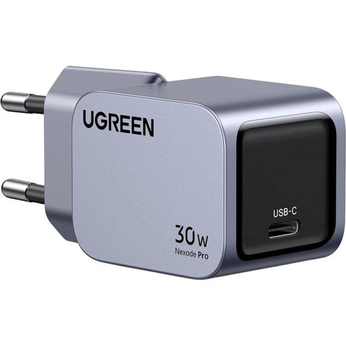 Зарядний пристрій Ugreen USB-C PD30W GaN X703 gray (35006) зображення 2