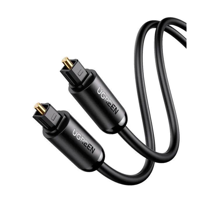Кабель мультимедийный Optical Toslink 1.5m AV122 black Ugreen (70891)