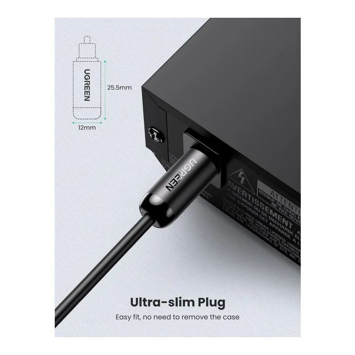 Кабель мультимедийный Optical Toslink 1.5m AV122 black Ugreen (70891) изображение 7