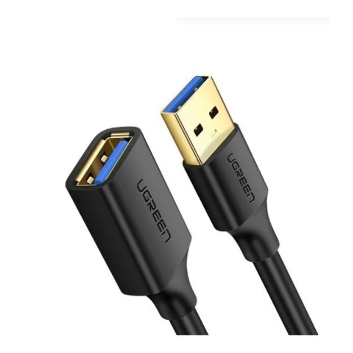 Дата кабель USB 3.0 AM/AF 1.5m US129 black Ugreen (30126)
