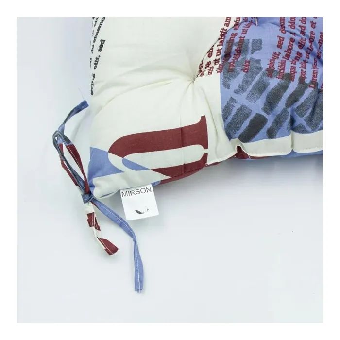 Подушка на стілець MirSon Бязь Принт 17-0535 Peggy 50х50 см (2200006276937) зображення 2