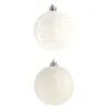 Елочная игрушка Chomik пластикові кулькикомпл. 6 шт, 8см, молочні (5900779877290) изображение 2