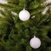 Елочная игрушка Chomik пластикові кулькикомпл. 6 шт, 8см, молочні (5900779877290) изображение 3