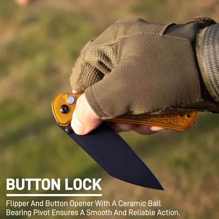 Нож CJRB Pyrite Light BB Yellow (J1945-AMB) изображение 6