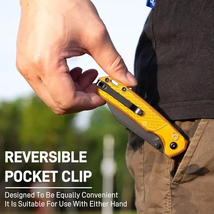 Нож CJRB Pyrite Light BB Yellow (J1945-AMB) изображение 7