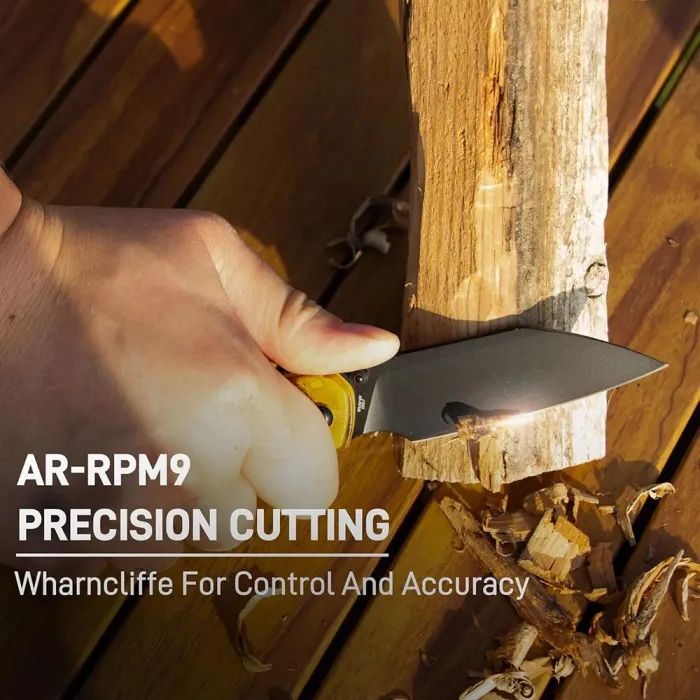 Нож CJRB Pyrite Light BB Yellow (J1945-AMB) изображение 8