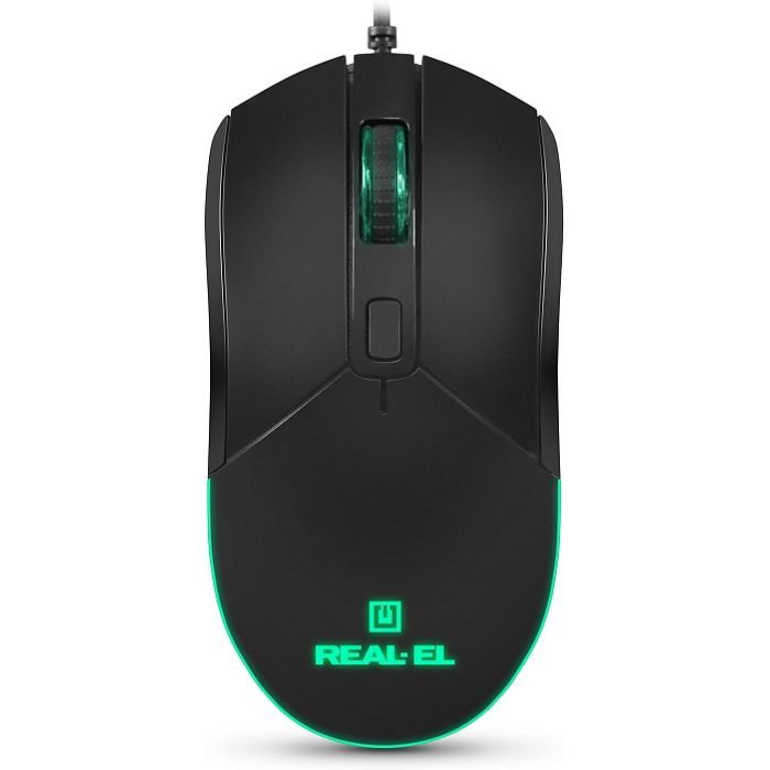 Мышка REAL-EL RM-515 USB Black (EL123200059)