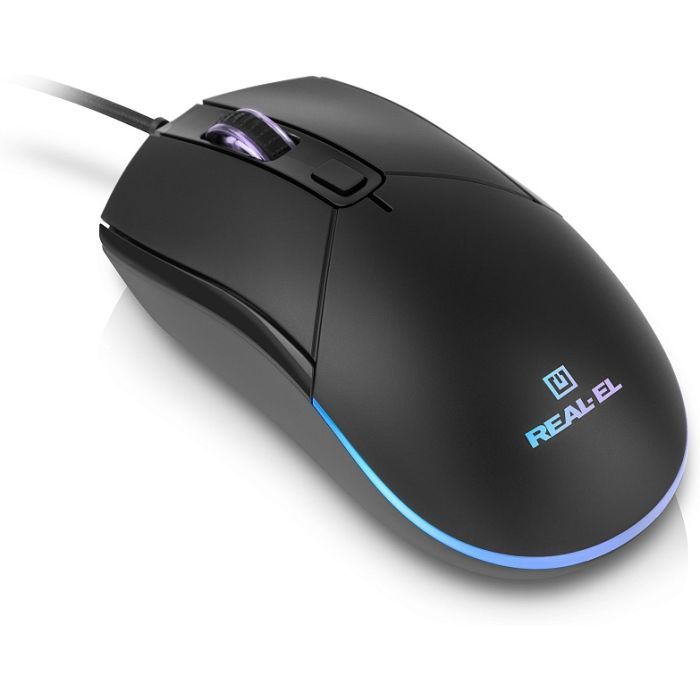 Мышка REAL-EL RM-515 USB Black (EL123200059) изображение 3