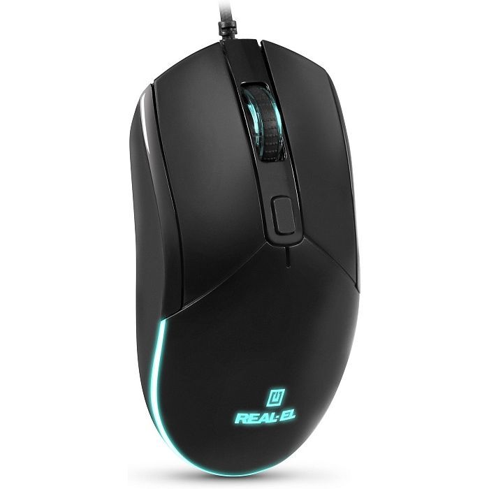 Мышка REAL-EL RM-515 USB Black (EL123200059) изображение 7