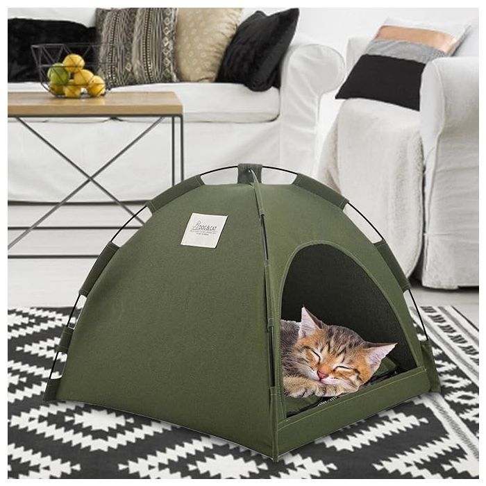 Домик для животных Lapka Палатка зеленая (LPK-01) изображение 3