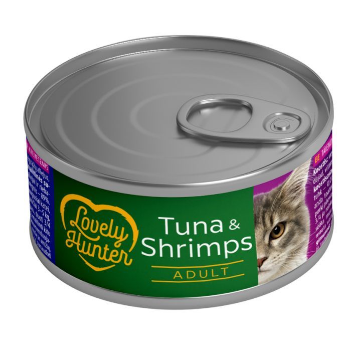 Консервы для кошек Lovely Hunter Adult cats Tuna & Shrimp 85 г (LHU45468)