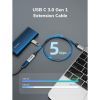 Дата кабель USB-C M to USB-C F 0.5m 5Gbps 60W 4K60Hz Cabletime (CA913664) зображення 4