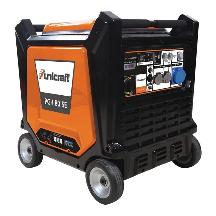 Генератор UNICRAFT инверторный PG-I 80 SE, 7kW (7.5kW), 220V, 50Hz, 25л (UNICRAFT PG-I 80 SE)