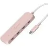 Концентратор J5create USB-C to 4xUSB-C 3.2 10Gbps rose (JCH345ER-N) зображення 2