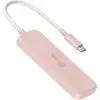 Концентратор J5create USB-C to 4xUSB-C 3.2 10Gbps rose (JCH345ER-N) зображення 3