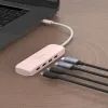 Концентратор J5create USB-C to 4xUSB-C 3.2 10Gbps rose (JCH345ER-N) зображення 5