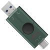 USB флеш накопитель Kingston 256GB DataTraveler Duo USB 3.2 / Type-C Black/Green (DTDEG2/256GB) изображение 2