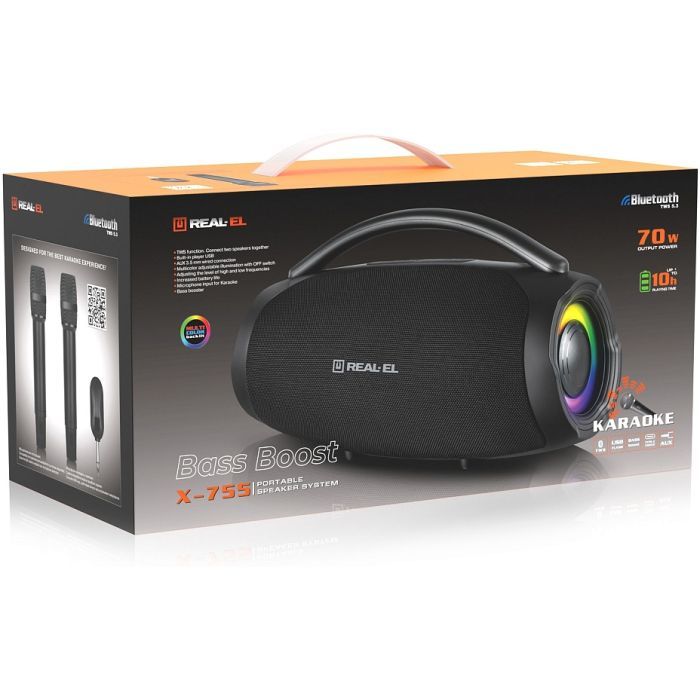 Акустическая система REAL-EL X-755 Black (EL121600031) изображение 12