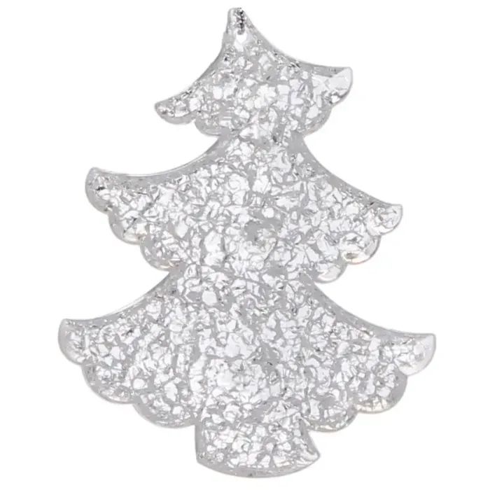 Ялинкова іграшка Chomik Ялинка ,9 см, 2 шт, пластик, прозоро-біла (5900779830868) зображення 2