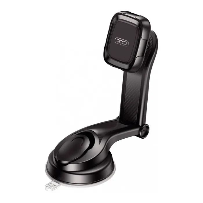 Універсальний автотримач XO C106 Dashboard suction cup adjustable magnetic Phone holder Black (6920680830343)