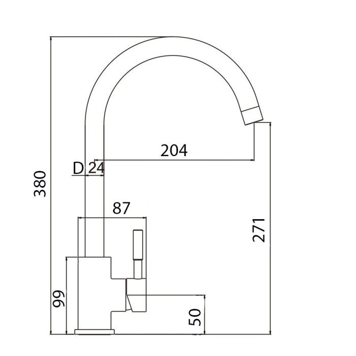 Мийка кухонна Adamant Sun чорний + змішувач (4824296910103) зображення 8