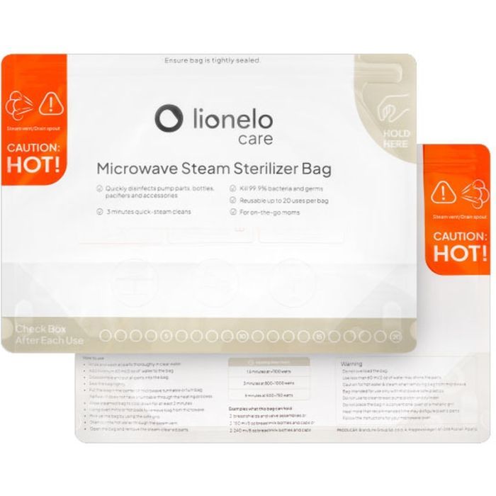 Стерилизатор Lionelo пакети для стерилізації 16 шт (LOC-THERMBAG 16 PACK) изображение 3