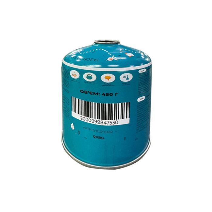 Горелка BRS Набір BRS-3000T титановий + балон різьбовий бутановий Quest, 450гр (BRS-3000TQ-G450) изображение 6