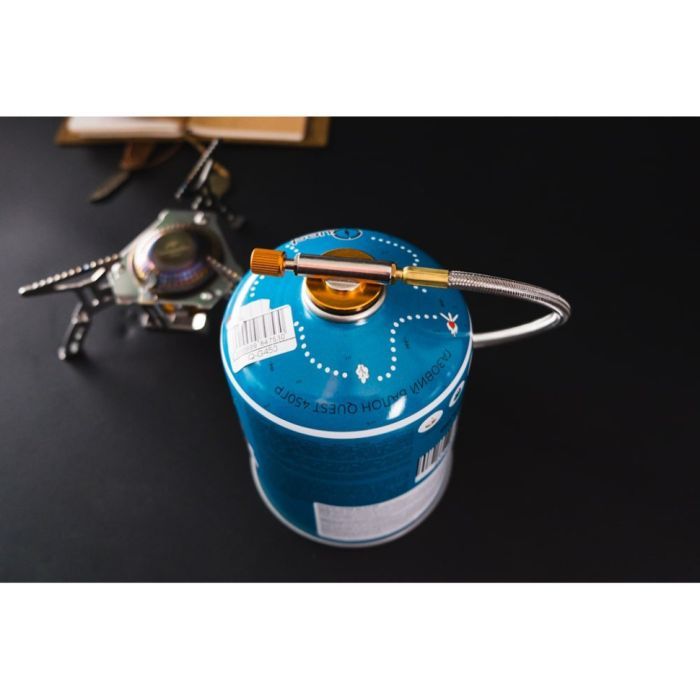 Горелка BRS Набір BRS-3000T титановий + балон різьбовий бутановий Quest, 450гр (BRS-3000TQ-G450) изображение 7