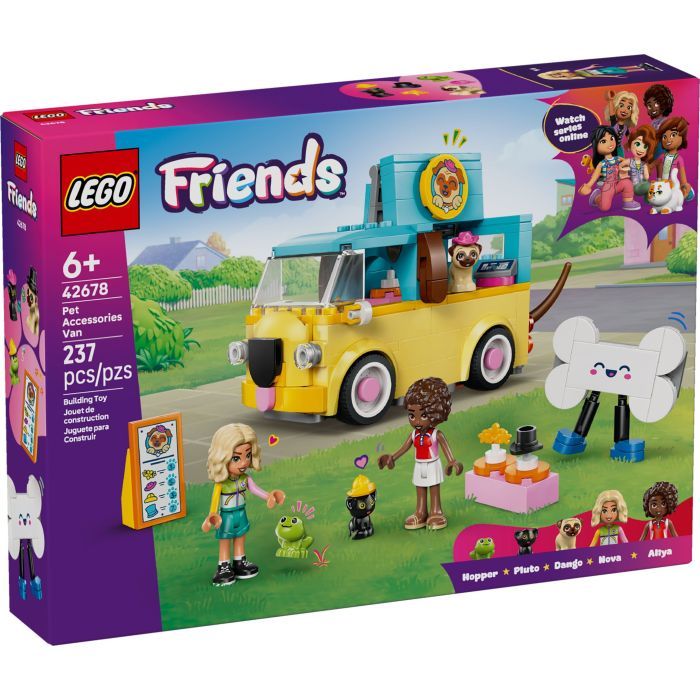 Конструктор LEGO Friends Фургон с аксессуарами для питомцев (42678)