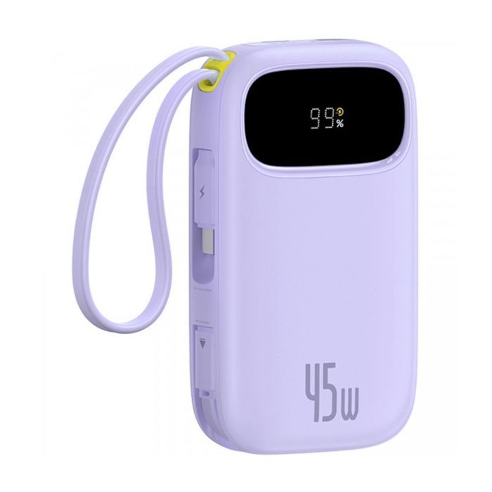 Батарея універсальна Baseus EnerFill FC31 Qpow 3 20000mAh 45W PD/3.0 QC/4.0 Black (E0028D00)