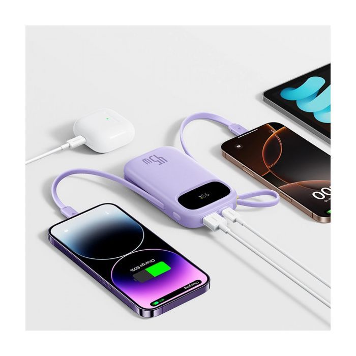 Батарея універсальна Baseus EnerFill FC31 Qpow 3 20000mAh 45W PD/3.0 QC/4.0 Black (E0028D00) зображення 5