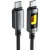 Дата кабель USB-C to USB-C 1.2m 60W black Acefast (6974316284666)