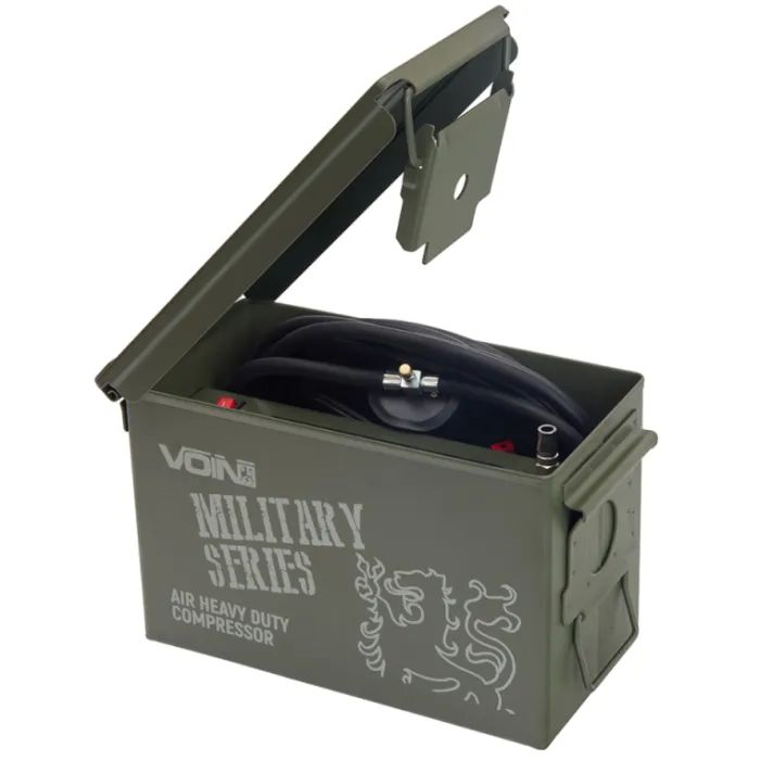 Автомобільний компресор VOIN VM-070 "MILITARY SERIES" 150psi/25A/90л (VM-070)