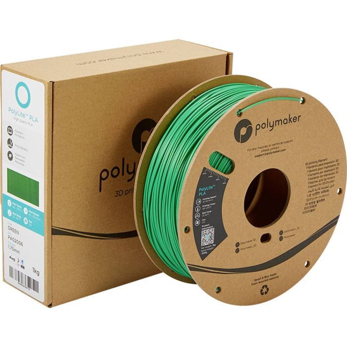 Пластик для 3D-принтера Polymaker PLA POLYLITE 1,75mm 1kg OLIVE GREEN (PA02058) зображення 2