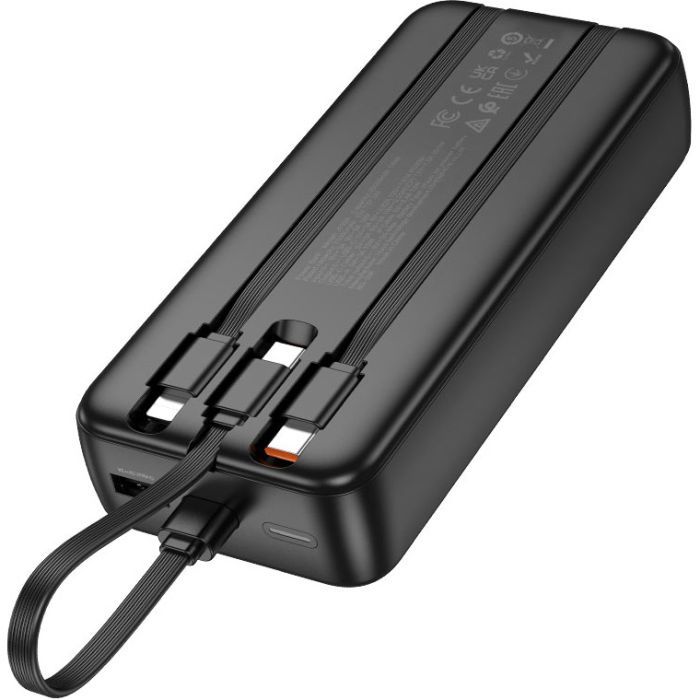 Батарея универсальная HOCO 20000mAh, PD/20W, 22.5W, Black (J132A / 42067 / Black) изображение 4