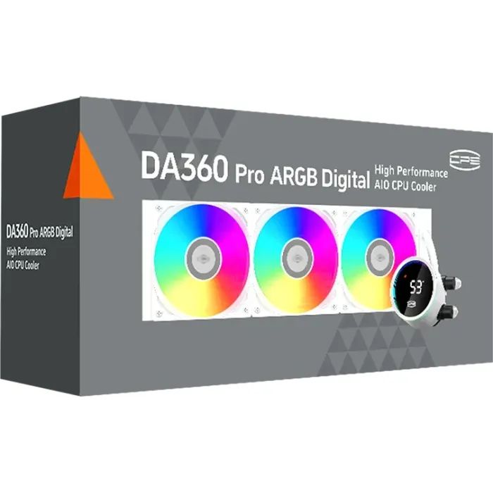 Система жидкостного охлаждения PcCooler DA360 Pro ARGB WH изображение 9