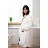 Халат Ardesto женский Stripe, размер S/M, 100% полиэстер, белый (ART2120LSS) изображение 8