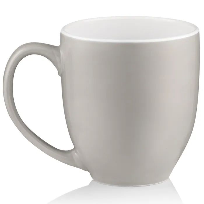 Чашка Ardesto Pio, 430мл, кераміка, сірий світлий (AR3096LG) зображення 2
