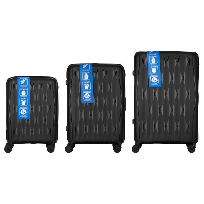 Набір валіз 2E M7979 (L+M+S) темно-сірий (2E-PP-M7979-SET3-DG) зображення 2