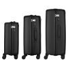 Набір валіз 2E M7979 (L+M+S) чорний (2E-PP-M7979-SET3-BK) зображення 3
