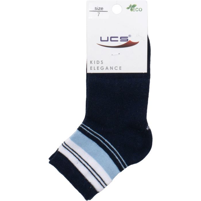 Носки детские UCS Socks с полосками (M0C0101-2091-9-darkblue)