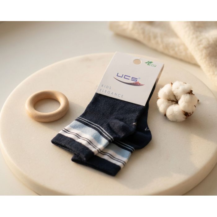 Носки детские UCS Socks с полосками (M0C0101-2091-9-darkblue) изображение 4