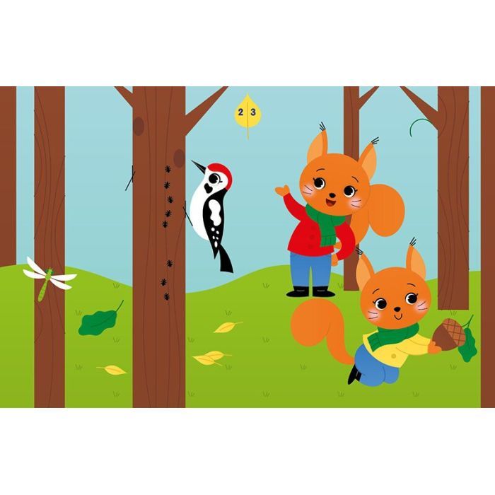 Книга Аплікації наліпками. Ліс - Ю.В. Каспарова Ранок (9789667616595) зображення 2