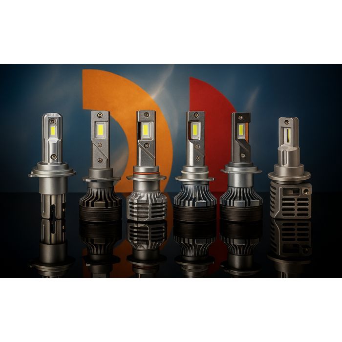 Автолампа PULSO LED-chips CREE/9-32v/2x25w/4500Lm/6000K (M4-H4) изображение 6