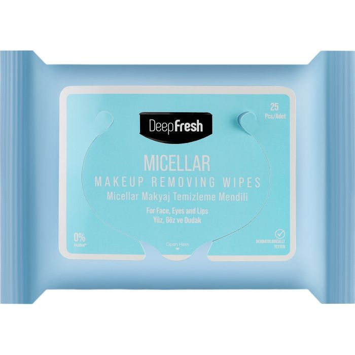 Влажные салфетки Deep Fresh Мицеллярные для снятия макияжа 25 шт. (8681554632354)