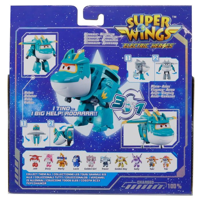 Фігурка Super Wings трансформер Transforming Тіно (Tino) (EU780237) зображення 7