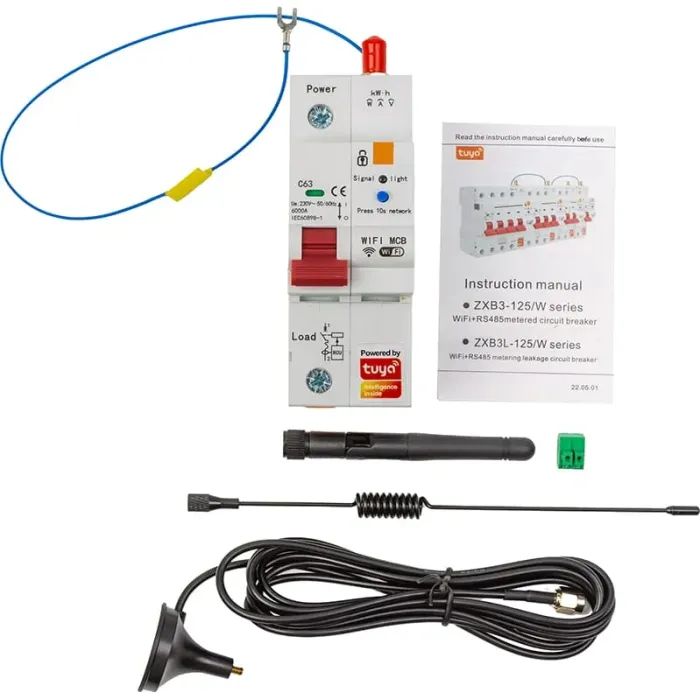 Автоматичний вимикач TUYA Wifi SCB01, 63A (HS084042) зображення 3