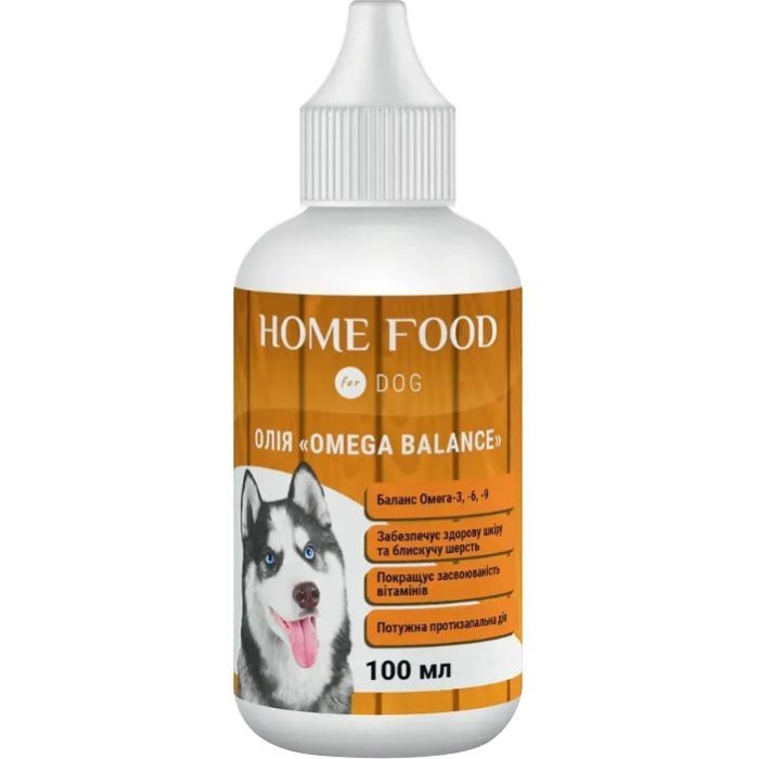 Витамины для собак Home Food Масло Omega Balance 100 мл (4828335900100)