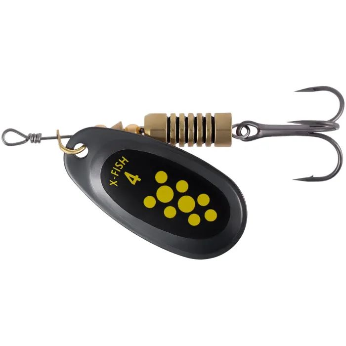 Блесна X-Fish Dark Side 9.5g 4 Nikel black lime (1917.07.25)