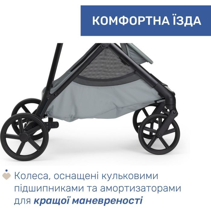 Коляска Chicco 2 в 1 Seety сіра (87097.56.01) изображение 12